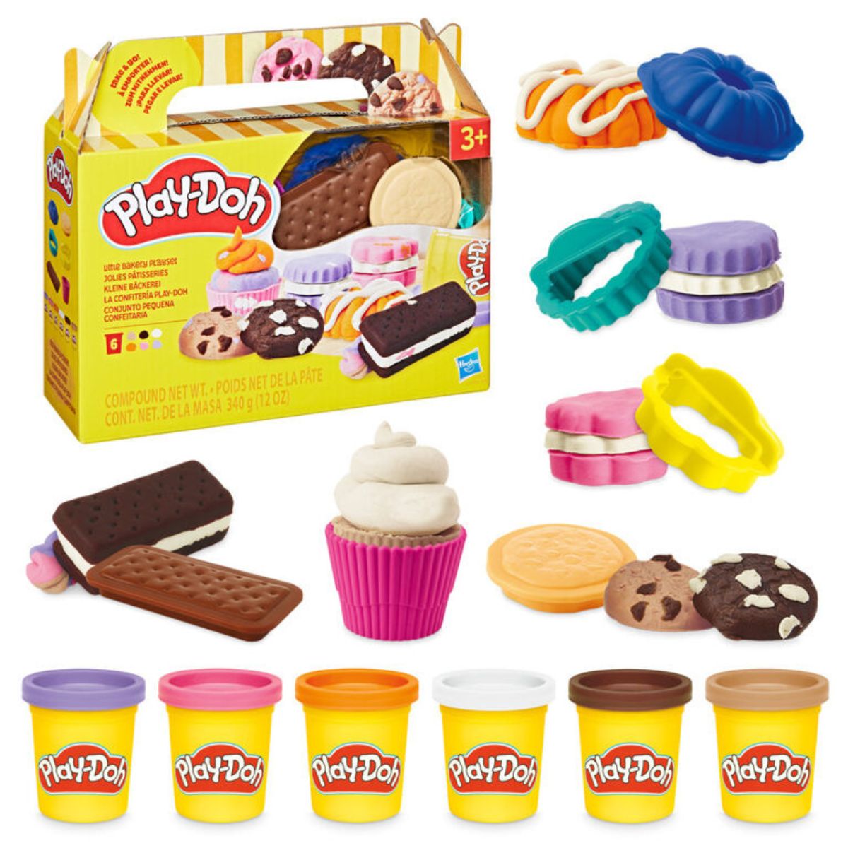 Play-Doh Little Bakery 12 Piece Playset