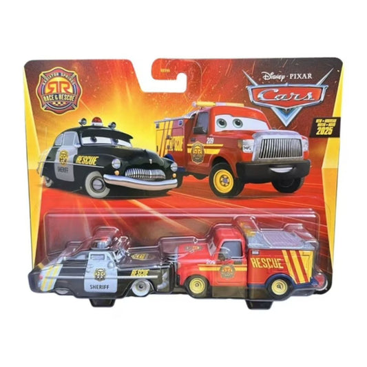 Disney Pixar Cars Scale 1:55 2 Pack Die-Cast Car Vehicle, Kabuto & Dragon Lightning McQueen