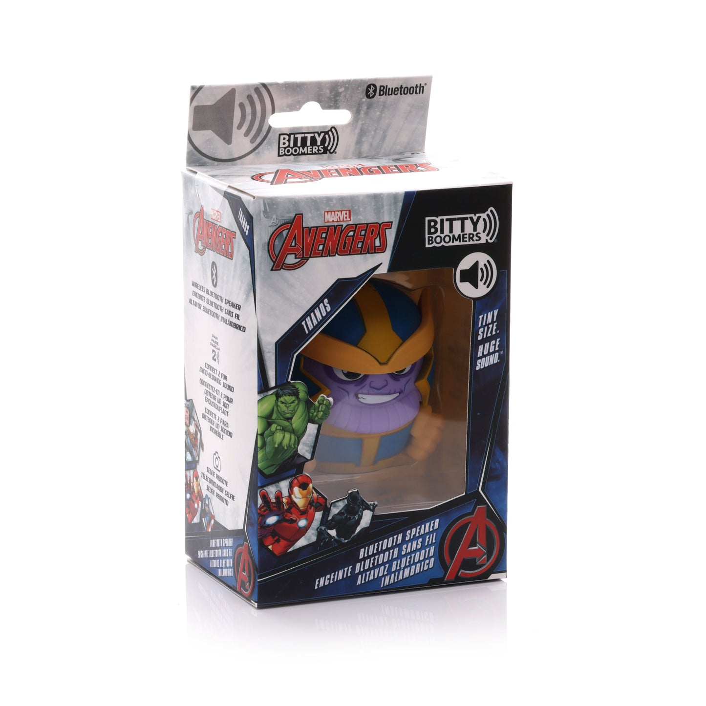 Bitty Boomers Wireless Bluetooth Speaker, Marvel Thor Thanos