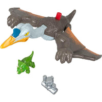 Fisher-Price Imaginext Jurassic World Dominion Dinosaur Quetzal with Triceratops