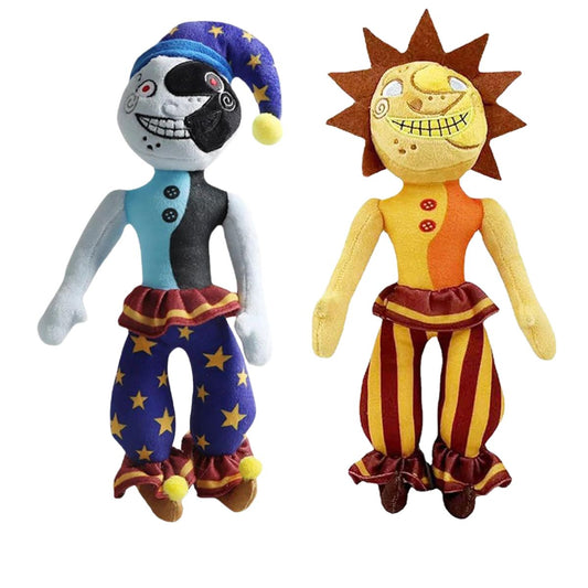 Five Night's at Freddy's Security Breach 7" Inch Stuffed Animal Plush Toy, Sun/Moon