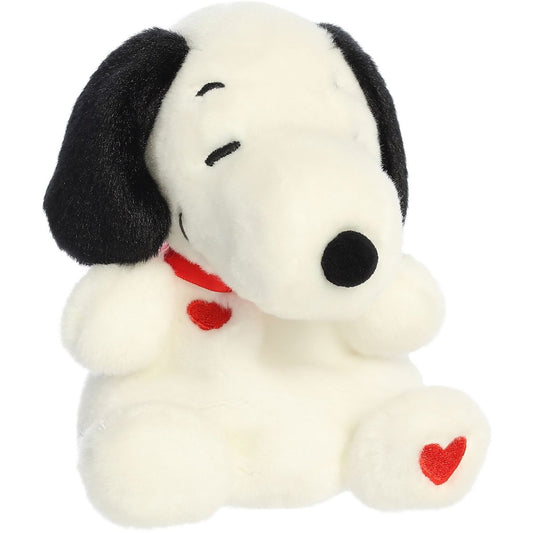 Aurora® Palm Pals™ Peanuts Snoopy Hearts™ 5 Inch Stuffed Animal Toy