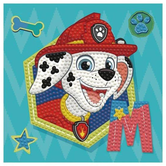 DIAMOND DOTZ Quick DOTZ Paw Patrol Marshall Diamond Art Painting Kit 5.1" X 5.1"