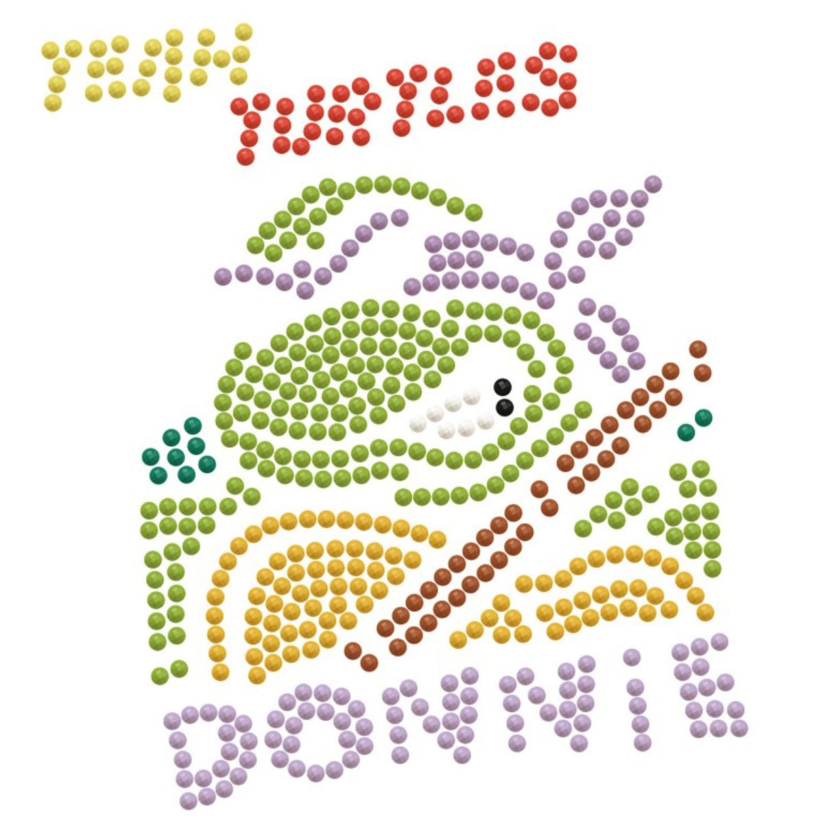 DIAMOND DOTZ Quick DOTZ TMNT Donatello Donnie Diamond Art Painting Kit 5.1" X 5.1"