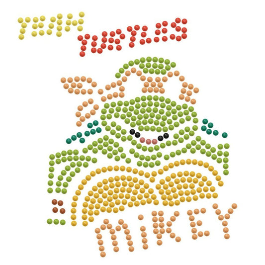 DIAMOND DOTZ Quick DOTZ TMNT Michelangelo Mikey Diamond Art Painting Kit 5.1" X 5.1"