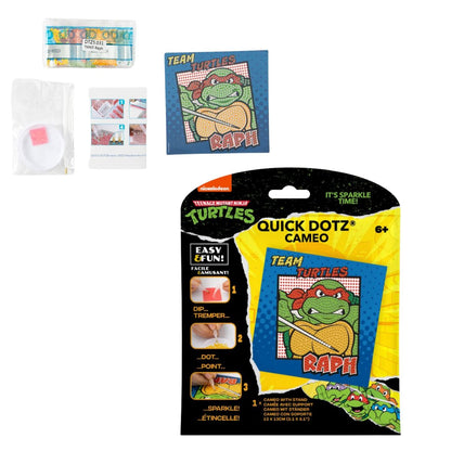DIAMOND DOTZ Quick DOTZ TMNT Raphael Raph Diamond Art Painting Kit 5.1" X 5.1"