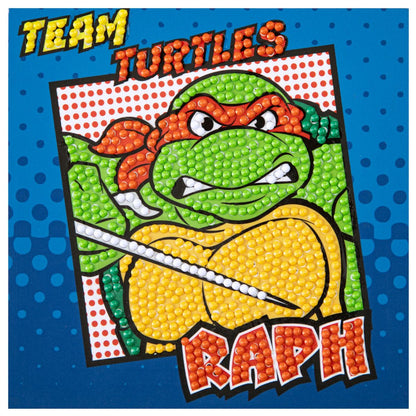 DIAMOND DOTZ Quick DOTZ TMNT Raphael Raph Diamond Art Painting Kit 5.1" X 5.1"