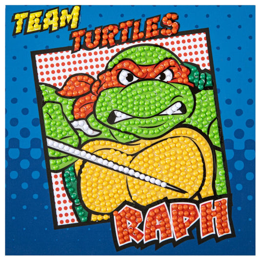 DIAMOND DOTZ Quick DOTZ TMNT Raphael Raph Diamond Art Painting Kit 5.1" X 5.1"