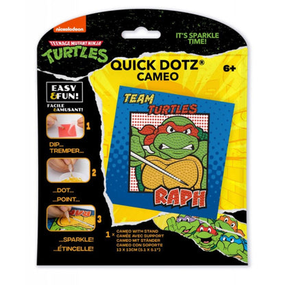 DIAMOND DOTZ Quick DOTZ TMNT Raphael Raph Diamond Art Painting Kit 5.1" X 5.1"