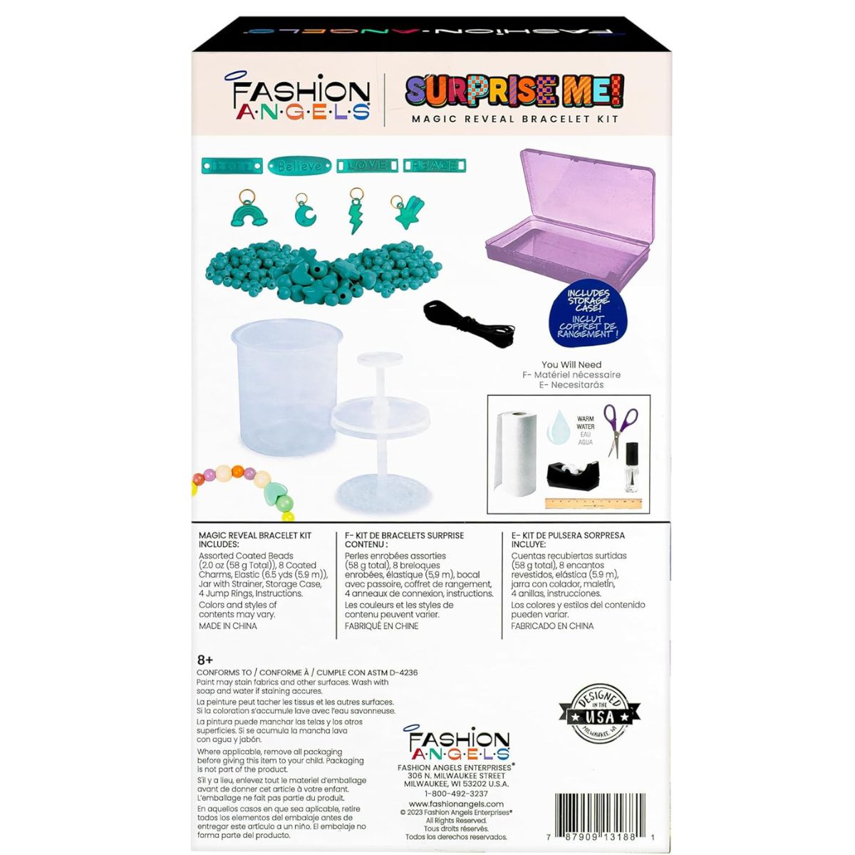 Surprise Me! Magic Reveal Beaded Bracelet Jewelry Making & Bead Activity Kit