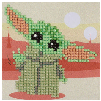 DIAMOND DOTZ Star Wars the Mandolorian Grogu Fun Diamond Art Painting Kit 4