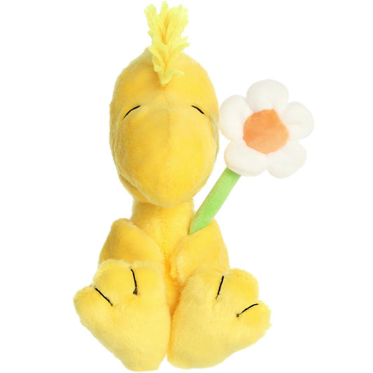 Aurora® Peanuts Woodstock with a Flower™ 8 Inch Stuffed Animal Toy