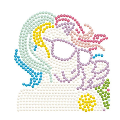 DIAMOND DOTZ Quick DOTZ My Little Pony Starshine Fresh Vibes Diamond Art Painting Kit 5.1" X 5.1"