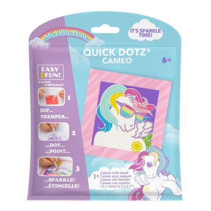 DIAMOND DOTZ Quick DOTZ My Little Pony Starshine Fresh Vibes Diamond Art Painting Kit 5.1" X 5.1"