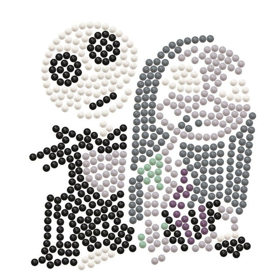 DIAMOND DOTZ Diamond Painting 7" Zipper Pouch Activity Kit, Disney Jack & Sally