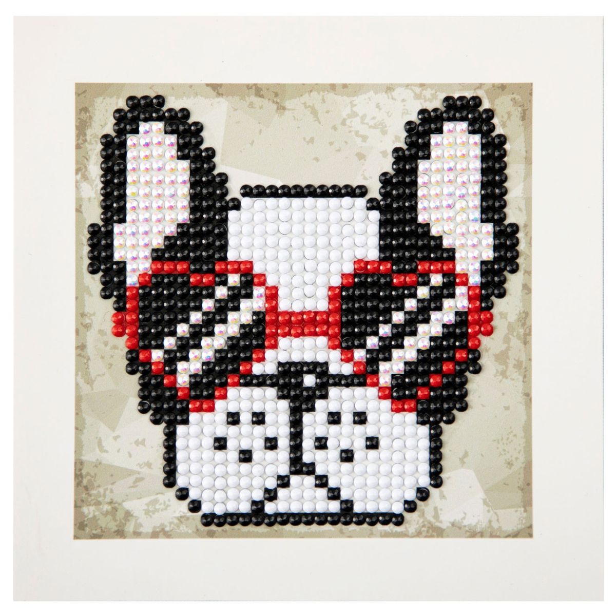 DIAMOND DOTZ Quick DOTZ Cool Sunnies Dog Diamond Art Painting Kit 5.1" X 5.1"