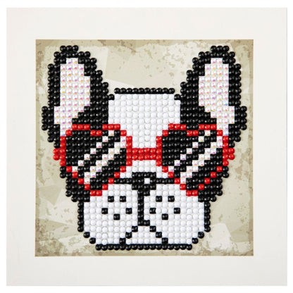 DIAMOND DOTZ Quick DOTZ Cool Sunnies Dog Diamond Art Painting Kit 5.1" X 5.1"