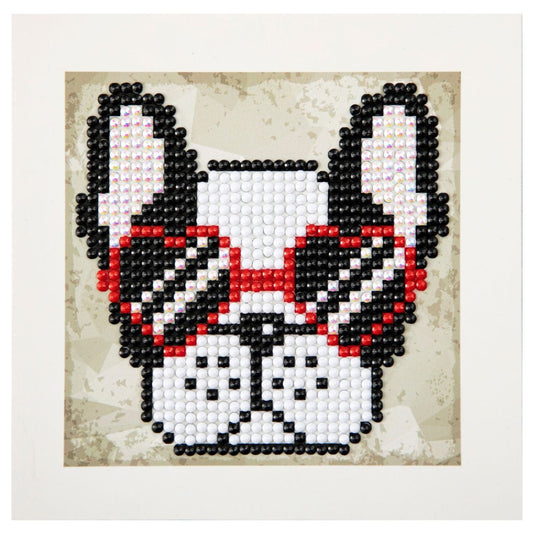 DIAMOND DOTZ Quick DOTZ Cool Sunnies Dog Diamond Art Painting Kit 5.1" X 5.1"