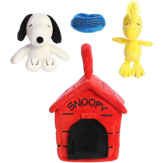 Aurora® Peanuts Snoopy's Dog House Playset™ 8 Inch Stuffed Playset Toy