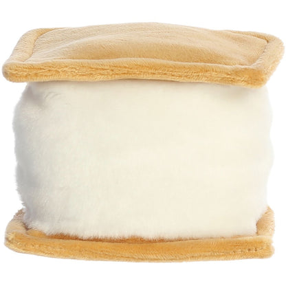 Aurora® Palm Pals™ Fudgey Heart S'more™ 5 Inch Stuffed Animal Toy #1-290 Seasonal