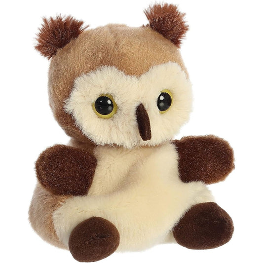 Aurora® Palm Pals™ Barnie Owl™ 5 Inch Stuffed Animal Toy #1-093 Forest
