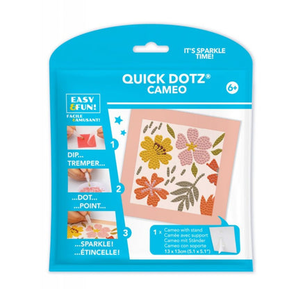 DIAMOND DOTZ Quick DOTZ Festive Floral Flowers Diamond Art Painting Kit 5.1" X 5.1"