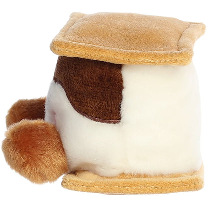 Aurora® Palm Pals™ Fudgey Heart S'more™ 5 Inch Stuffed Animal Toy #1-290 Seasonal