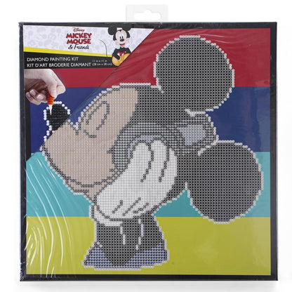 DIAMOND DOTZ, DOTZ Box Disney Mickey Mouse Headphones Diamond Art Painting Kit 11" X 11"