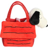 Aurora® Fancy Pals™ Peanuts Snoopy's House 8 Inch Stuffed Animal Snoopy with Purse Carrier