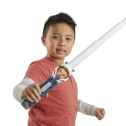 Star Wars Lightsaber Squad Ahsoka Tano Extendable White Lightsaber Role Play Toy
