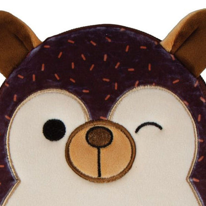 Squishmallows Hans the Hedgehog 8" Inch Zippered Plush Storage Pouch