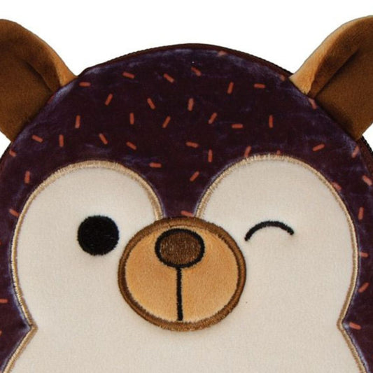 Squishmallows Hans the Hedgehog 8" Inch Zippered Plush Storage Pouch
