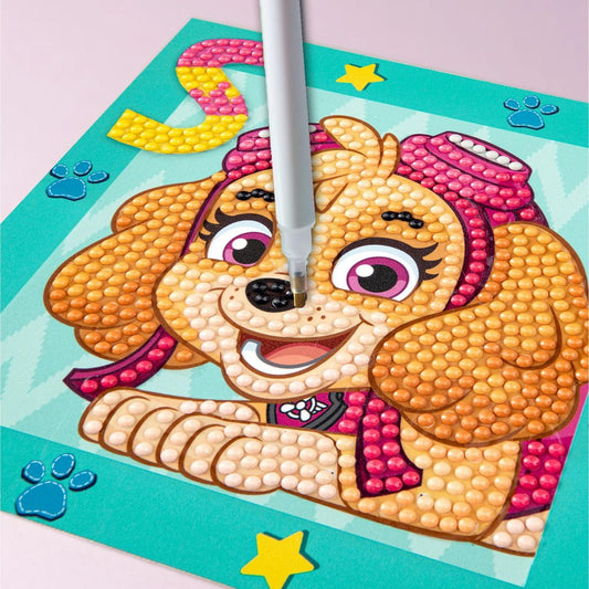 DIAMOND DOTZ Quick DOTZ Paw Patrol Skye Diamond Art Painting Kit 5.1" X 5.1"