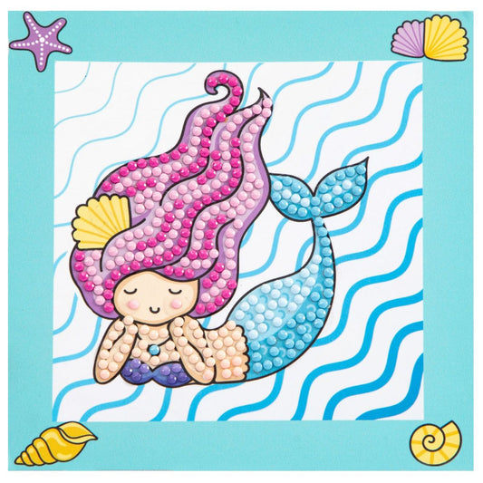DIAMOND DOTZ Quick DOTZ Mermaid Dreams Diamond Art Painting Kit 5.1" X 5.1"