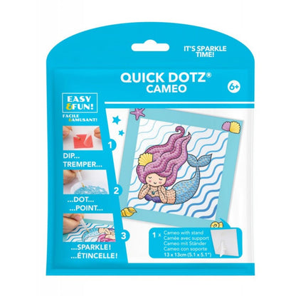 DIAMOND DOTZ Quick DOTZ Mermaid Dreams Diamond Art Painting Kit 5.1" X 5.1"