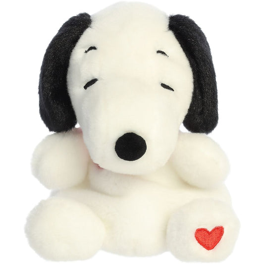 Aurora® Palm Pals™ Peanuts Snoopy Hearts™ 5 Inch Stuffed Animal Toy