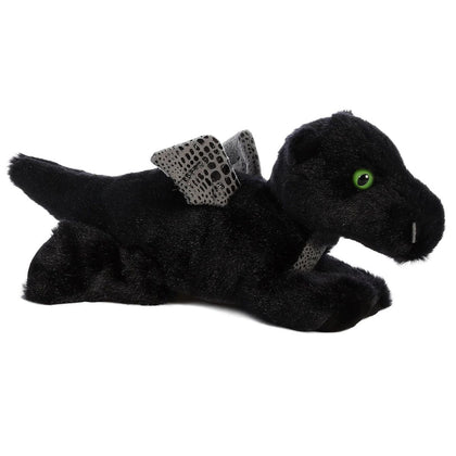 Aurora® Mini Flopsie™ Midnight Dragon™ 8 Inch Stuffed Animal Plush