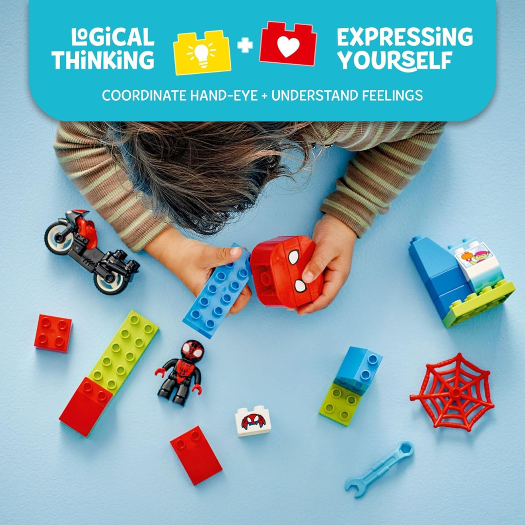 LEGO® DUPLO® Marvel Spin’s Motorcycle Building Kit 10424, 24 Pieces