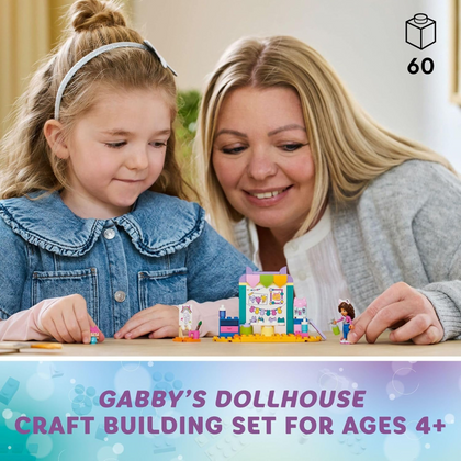 LEGO® Gabby's Dollhouse Crafting with Baby Box 10795 Building Toy, 60 Pieces, 4+ Ages