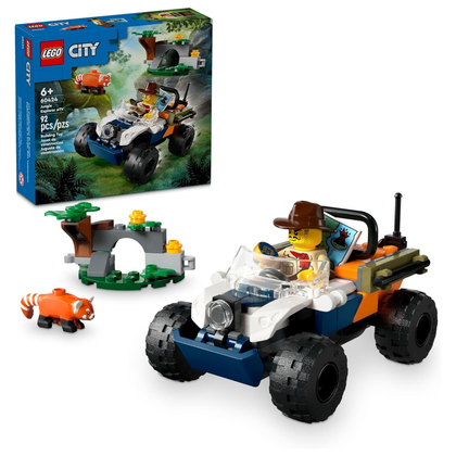 LEGO® City Jungle Explorer ATV Red Panda Mission 60424 Building Kit, 92 Pieces