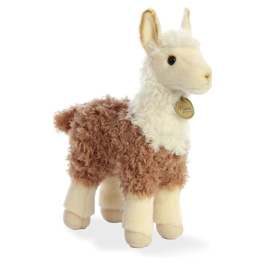 Aurora Miyoni Brown Llama 12" Inch Stuffed Animal Plush Toy