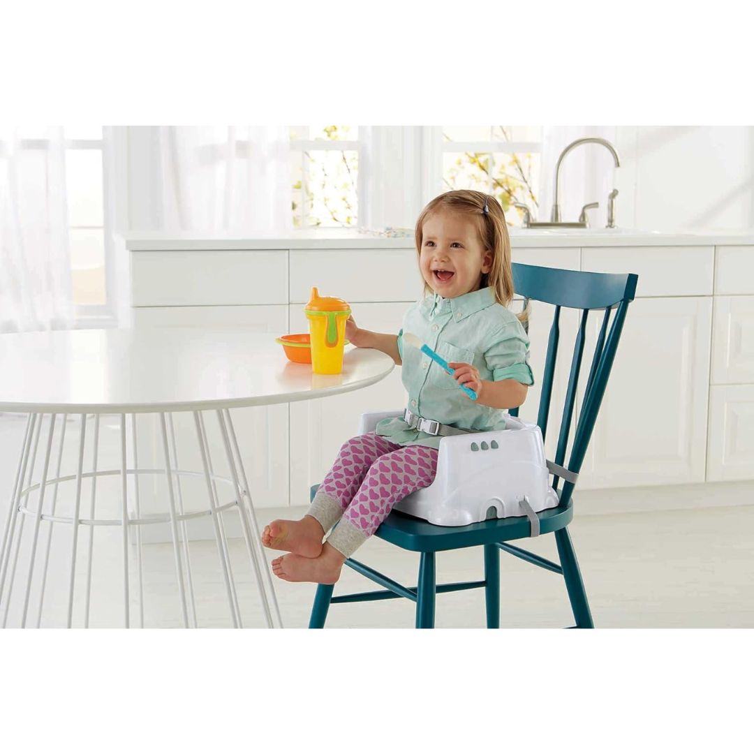 Fisher-Price Baby Portable Baby & Toddler Dining Chair, Healthy Care Deluxe Booster Seat