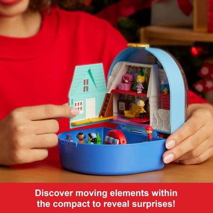 Polly Pocket Peanuts Collector Playset with 7 Character Dolls & Accessories