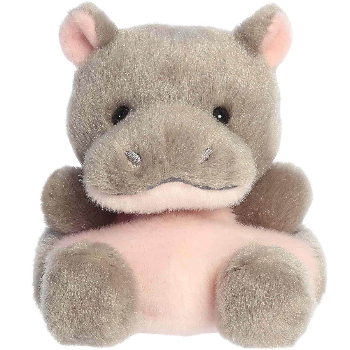 Aurora® Palm Pals™ Ham Pygmy Hippo™ 5 Inch Stuffed Animal Toy #1-571 Zoo