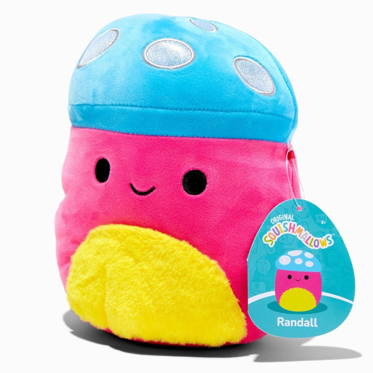 Squishmallows Official 8" Inch Blacklight Squad Randall the Mushroom Plush