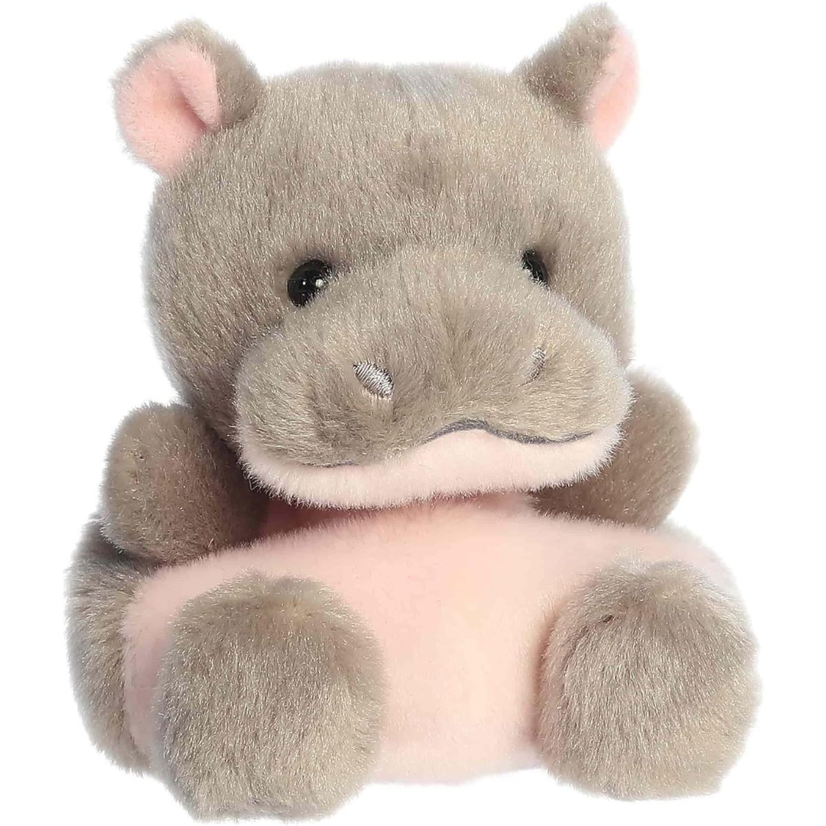 Aurora® Palm Pals™ Ham Pygmy Hippo™ 5 Inch Stuffed Animal Toy #1-571 Zoo