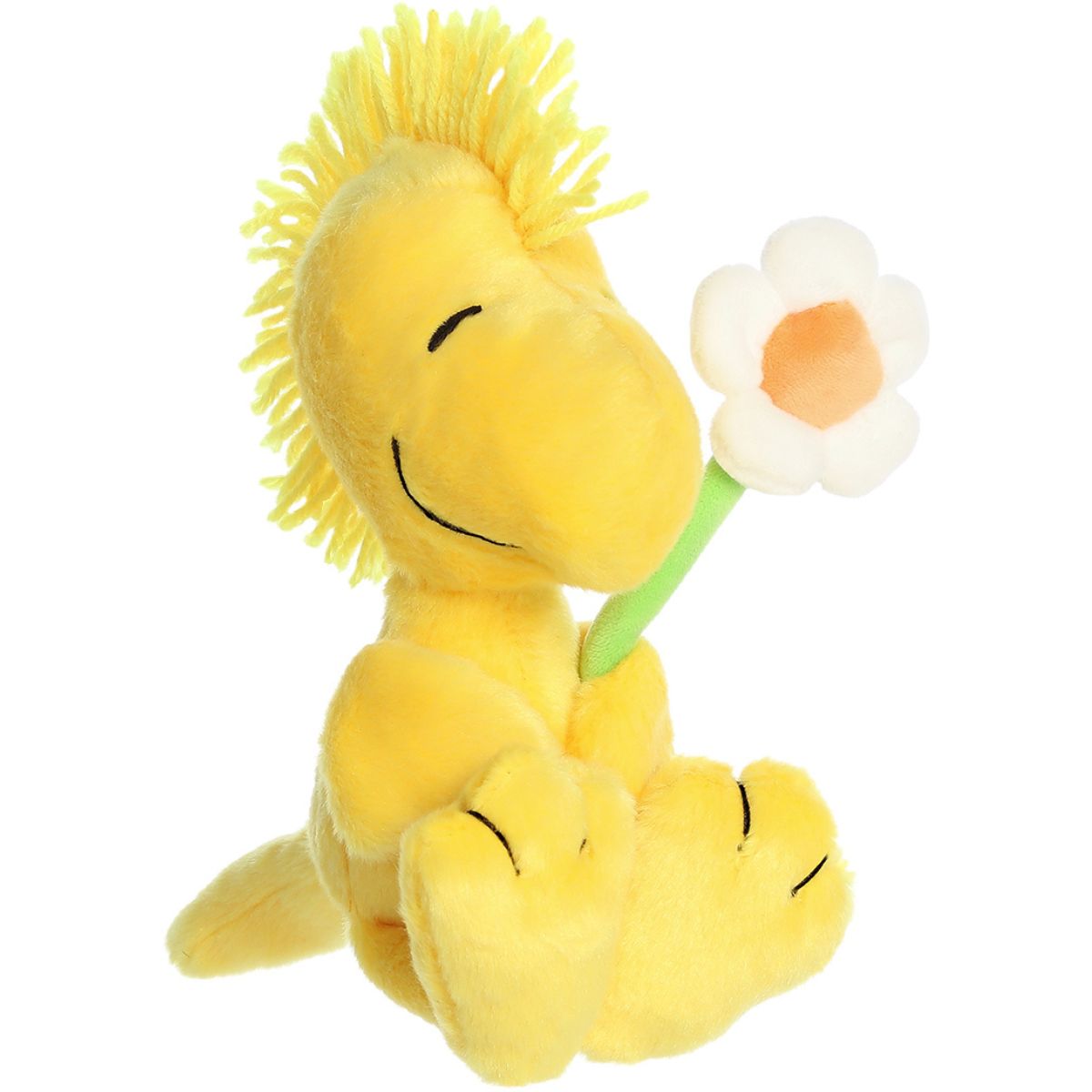 Aurora® Peanuts Woodstock with a Flower™ 8 Inch Stuffed Animal Toy