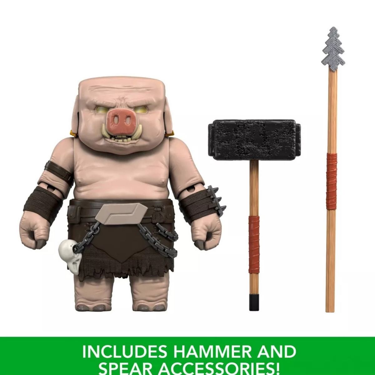 Mattel A Minecraft Movie 4" Inch Piglin Warrior Action Figure & Accessories