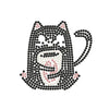 DIAMOND DOTZ Quick DOTZ Coffee Bean Kitten Black Cat Diamond Art Painting Kit 5.1