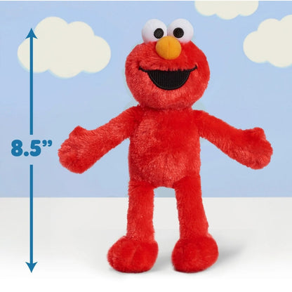 Just Play Sesame Street Friends Elmo 8 Inch Stuffed Animal Plush Toy, Ages 18 Months+